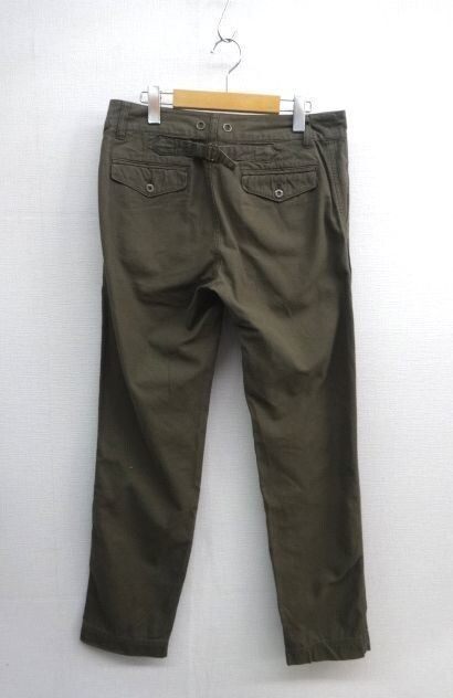 EZ1130●LEPSIM シンチバックコットンパンツ●L●カーキ LOWRYS FARM