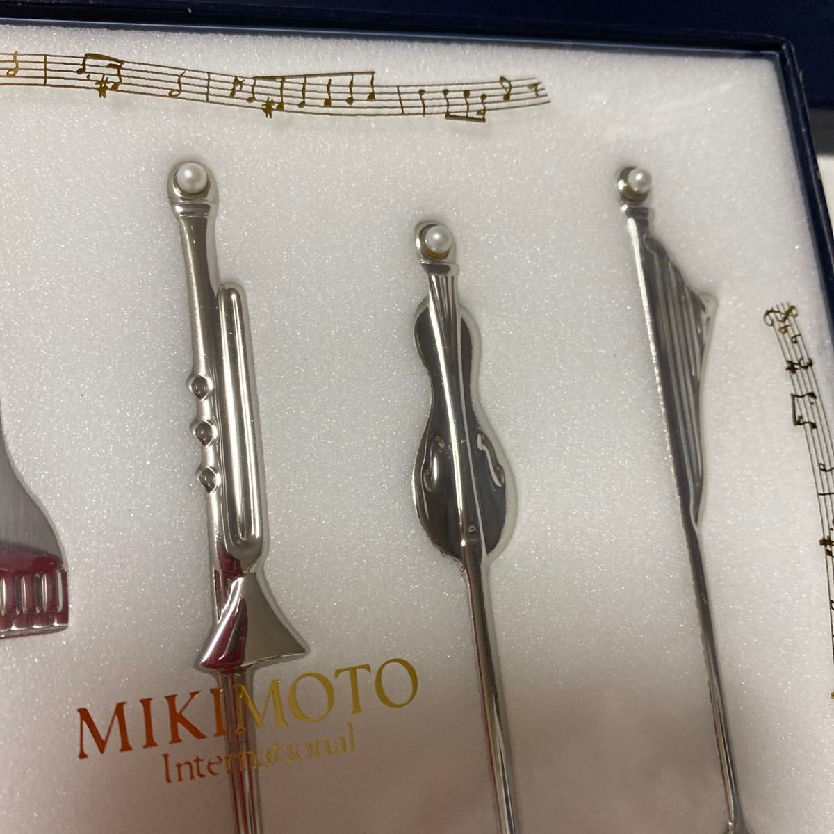 MIKIMOTO ミキモト パール付き スプーン 5本 楽器|Yahoo!フリマ MIKIMOTO ミキモト パール付き スプーン 5本 楽器|Yahoo!フリマ