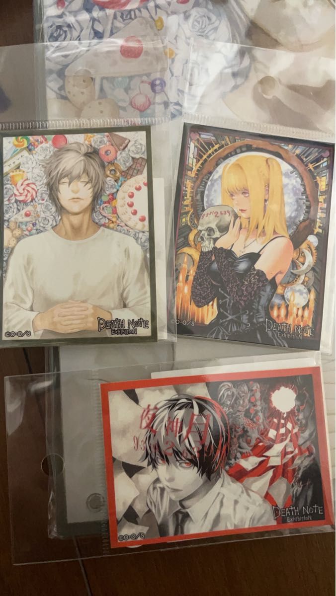 デスノート展 ステッカー 夜神月 L 弥海砂 描き下ろし 3枚セット デスノート展 ステッカー 夜神月 L 弥海砂 描き下ろし 3枚セット