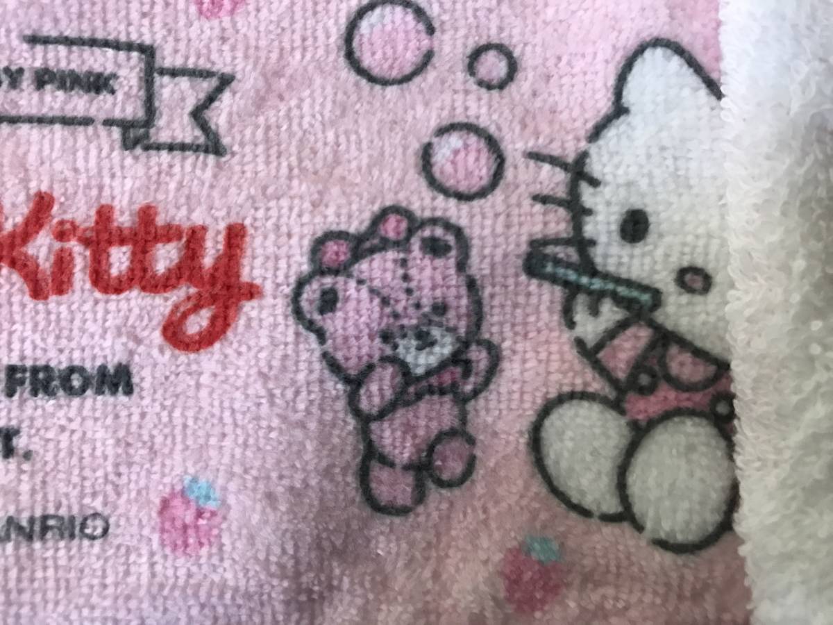 * стоимость доставки 84 иен * Sanrio * Hello Kitty половина маленький полотенце 2 шт. комплект * клубника 