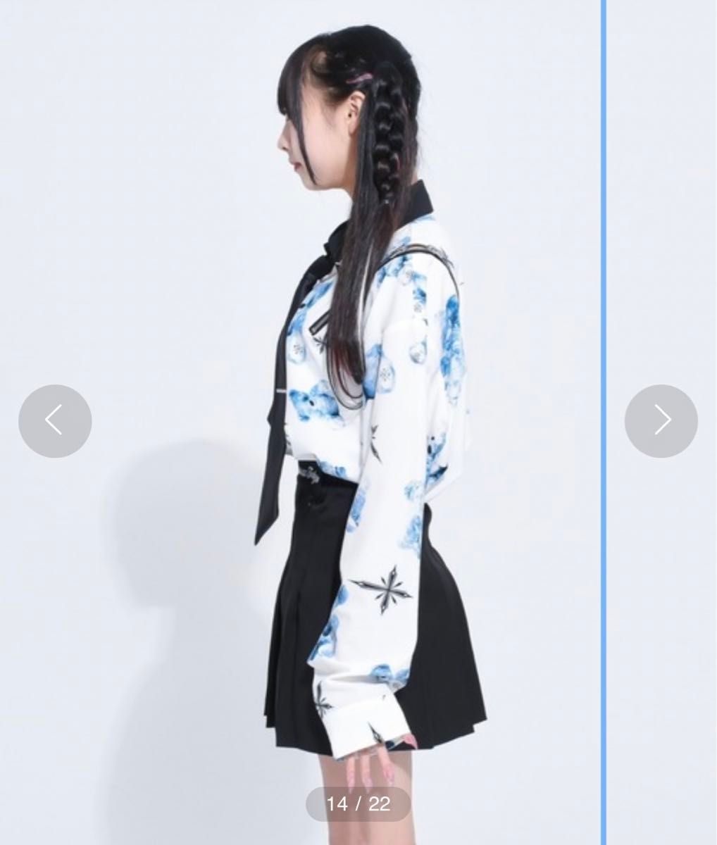 TRAVAS TOKYO/トラバス トーキョー』ネクタイ付きくまプリント TRAVAS TOKYO/トラバス トーキョー』ネクタイ付きくまプリント
