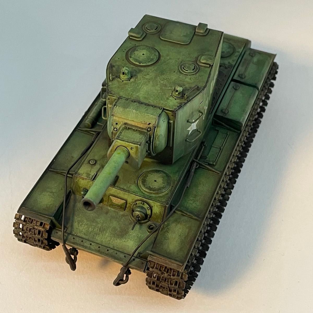 タミヤ 1/48 ソビエト KV-2重戦車ギガント 塗装済み完成品 タミヤ 1/48 ソビエト KV-2重戦車ギガント 塗装済み完成品