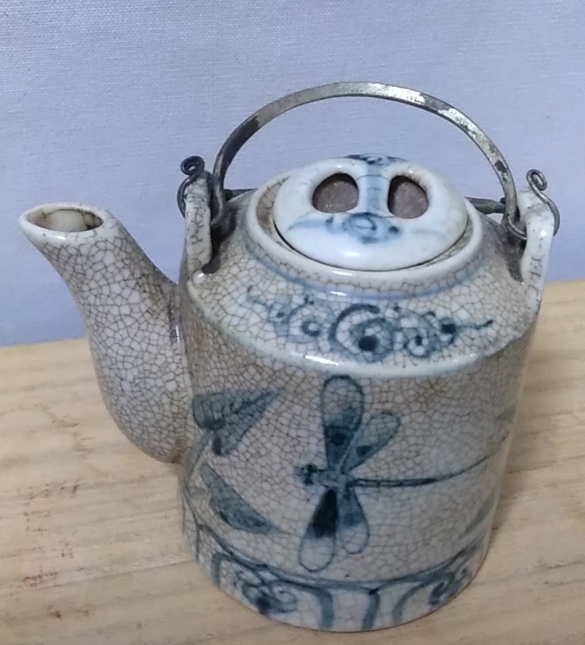 中国 清代 可愛い 哥窯 小さい茶壷 手画 時代物 古瓷 高麗