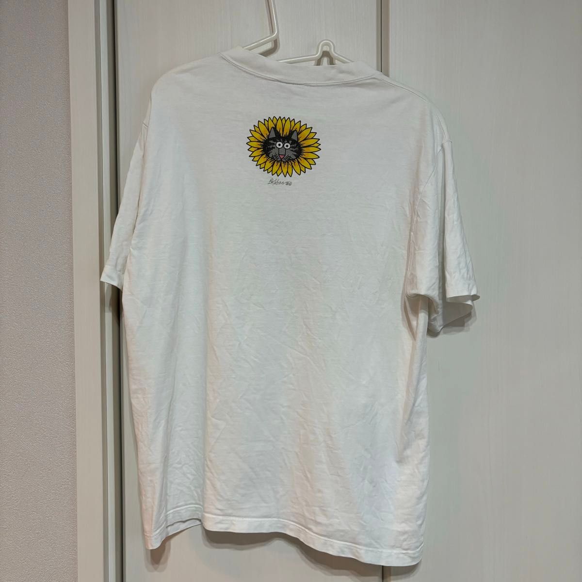USA製 90s クリバンキャット Tシャツ Crazy Shirts ひまわり USA製 90s クリバンキャット Tシャツ Crazy Shirts ひまわり
