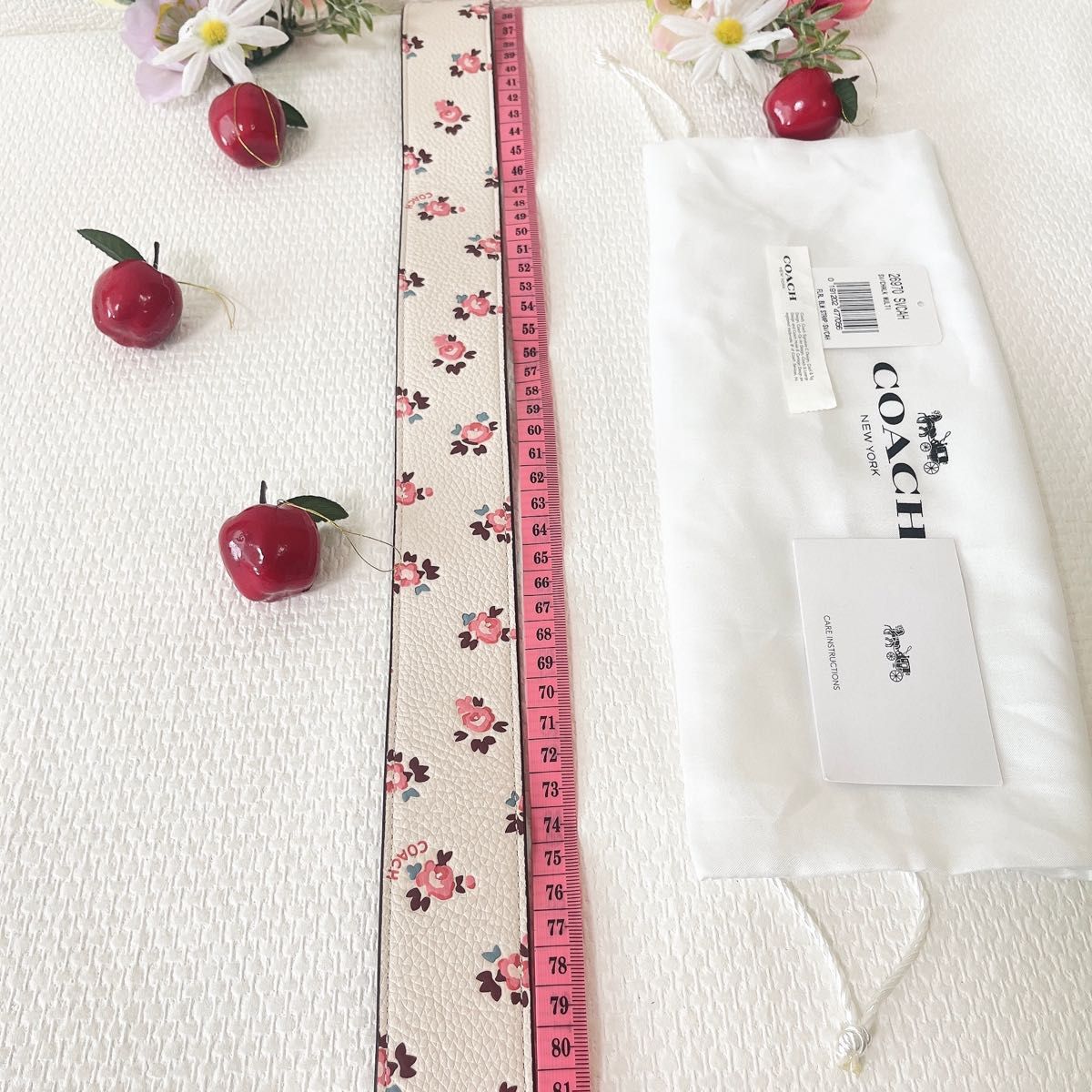 COACH コーチ バッグ用 ショルダーストラップ フローラル 花柄 COACH コーチ バッグ用 ショルダーストラップ フローラル 花柄