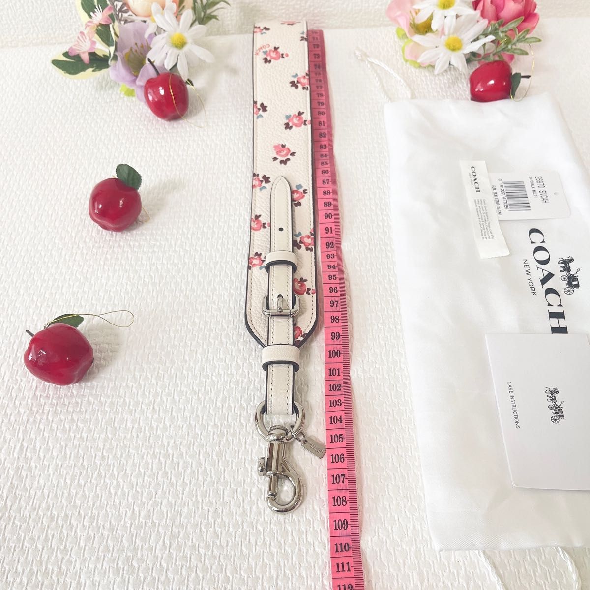 COACH コーチ バッグ用 ショルダーストラップ フローラル 花柄 COACH コーチ バッグ用 ショルダーストラップ フローラル 花柄
