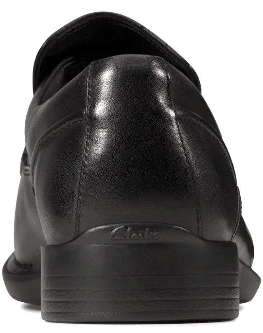 Clarks 24cm ローファー ブラック 黒 ビジネス シューズ レザー 革 スーツ ブーツ スリッポン ゴア スニーカー カジュアル H297_画像3