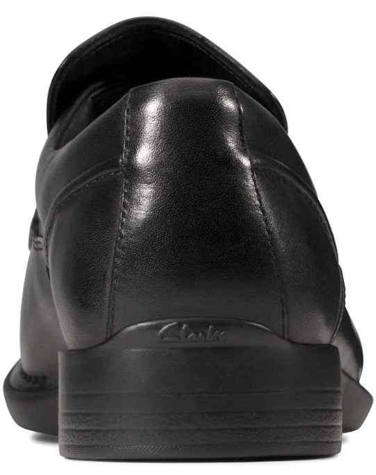 初回限定】 ブラック ローファー 24cm Clarks 黒 H297 カジュアル