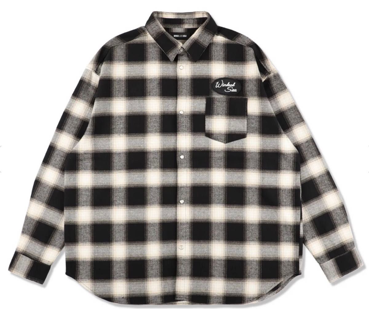 WIND AND SEA PLAID SHIRT BLACK XLサイズ|Yahoo!フリマ(旧 WIND AND SEA PLAID SHIRT BLACK XLサイズ|Yahoo!フリマ(旧