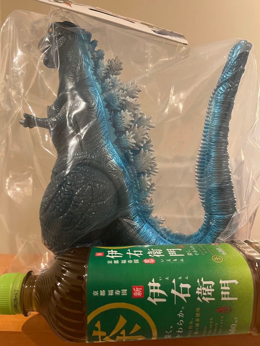 珍品♡ 未開封 未使用品 マルサン ソフビ アンギラス 蓄光版 約30㎝ GODZILLA 70th Anniv Classic Blue Collection シンゴジラ