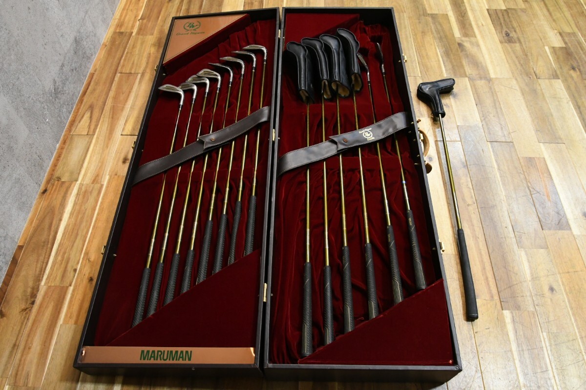 tr241029 マルマン MARUMAN 15週年記念 ゴルフクラブ パター アイアンセット grand bigwin ヘッドカバー ケース付き 限定品 レア 希少 セット
