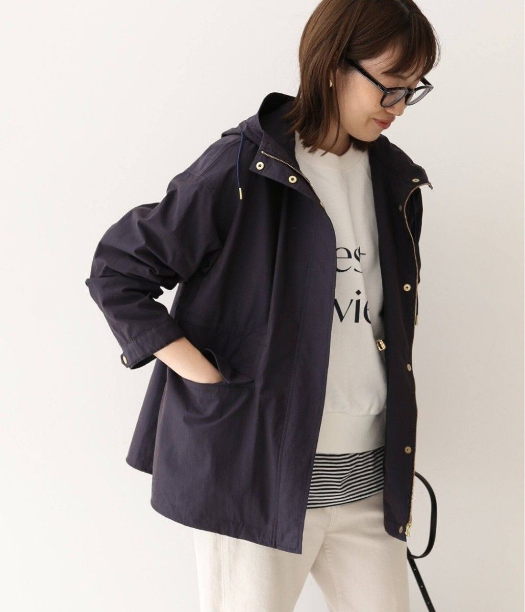 美品】SLOBE IENA スローブイエナ マウンテンパーカー コットン 美品】SLOBE IENA スローブイエナ マウンテンパーカー コットン