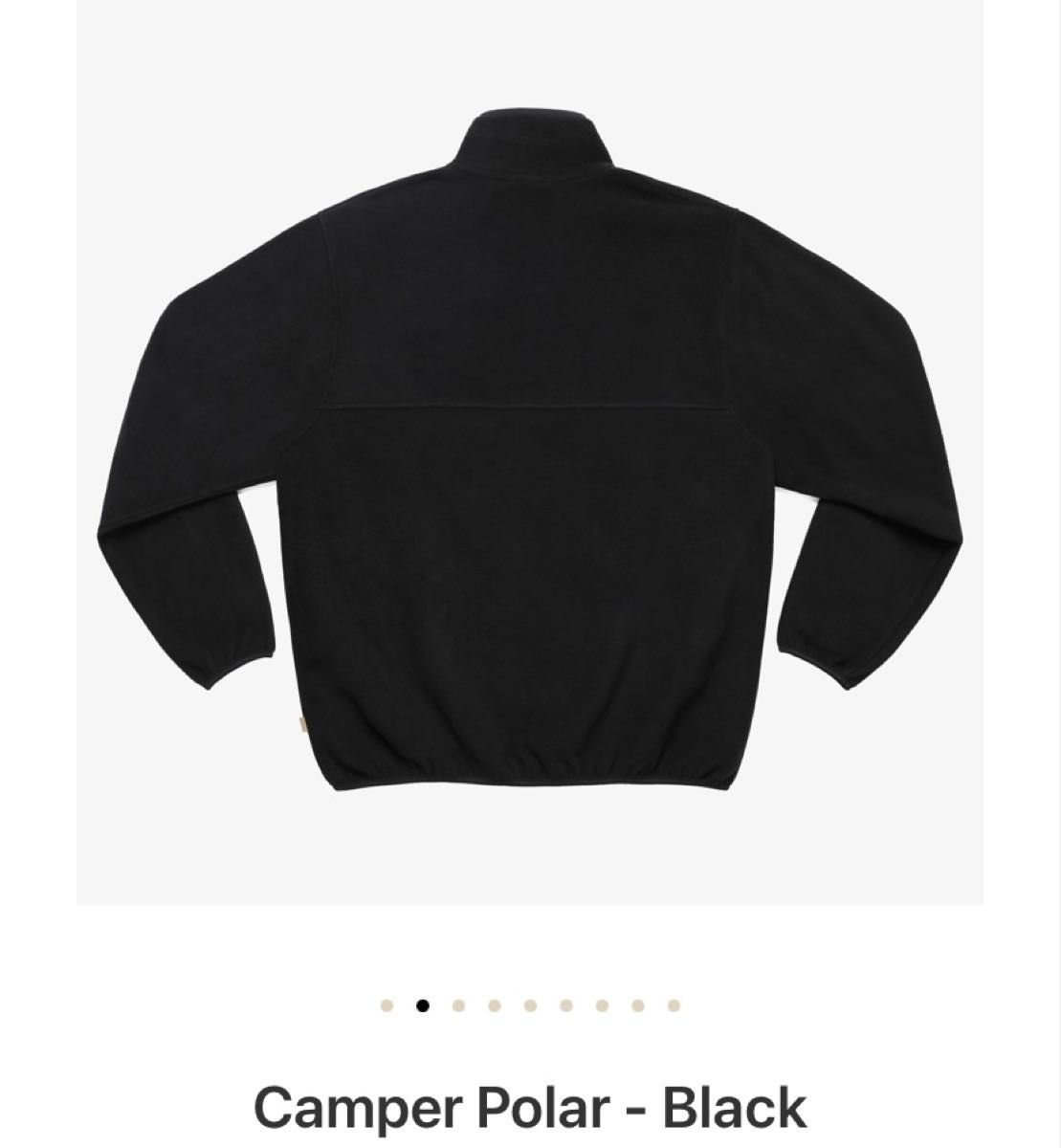 JJJJound ジョウンド Camper Polar Black-Black プルオーバー JJJJound ジョウンド Camper Polar Black-Black プルオーバー