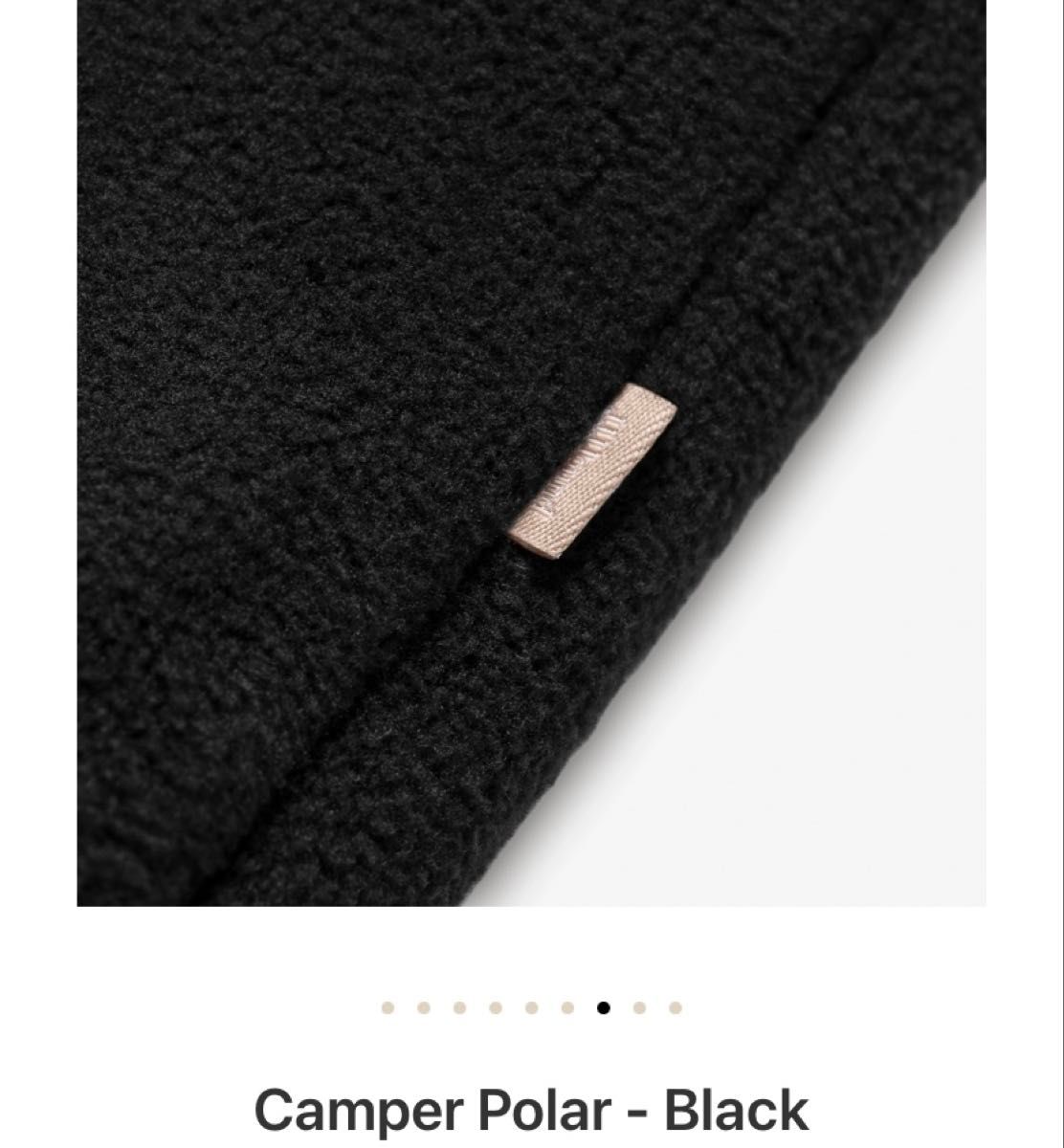 JJJJound ジョウンド Camper Polar Black-Black プルオーバー JJJJound ジョウンド Camper Polar Black-Black プルオーバー