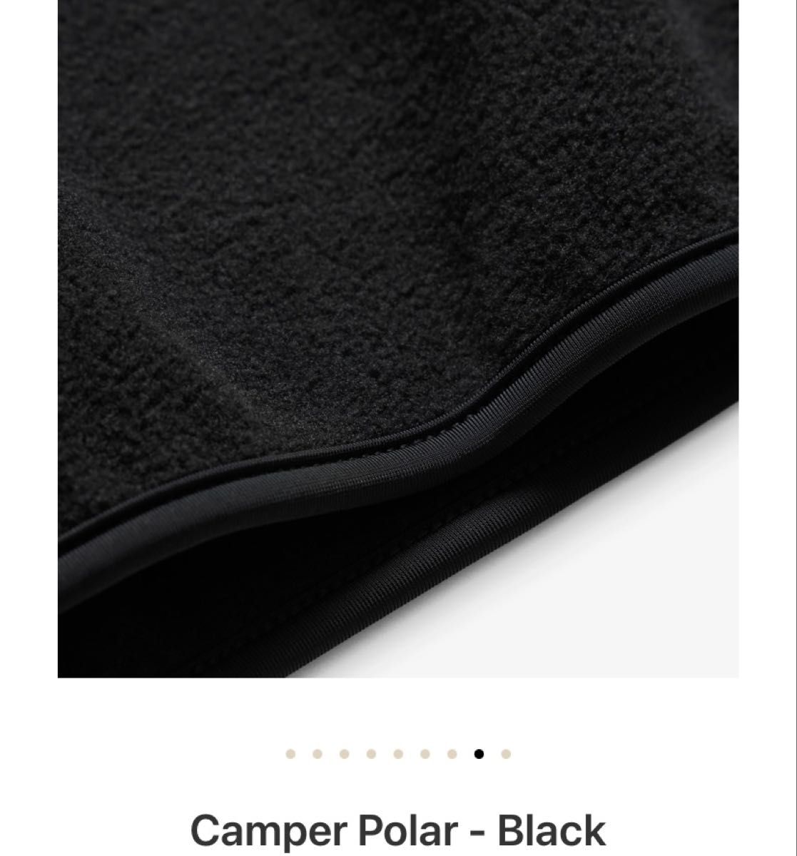 JJJJound ジョウンド Camper Polar Black-Black プルオーバー JJJJound ジョウンド Camper Polar Black-Black プルオーバー