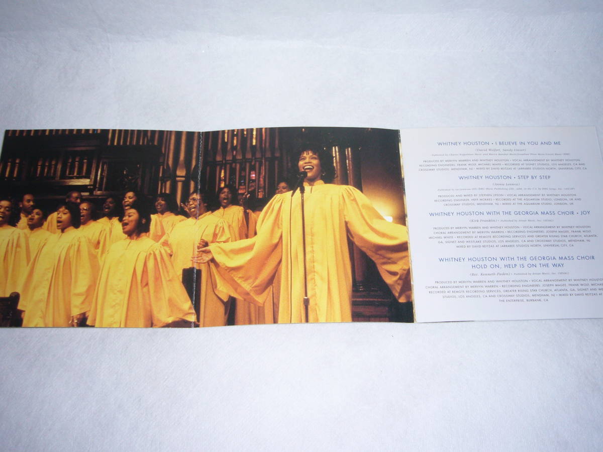 CD 「Whitney Houston」The Preacher's Wife 映画サントラ盤（ジャケットはホログラム仕様）