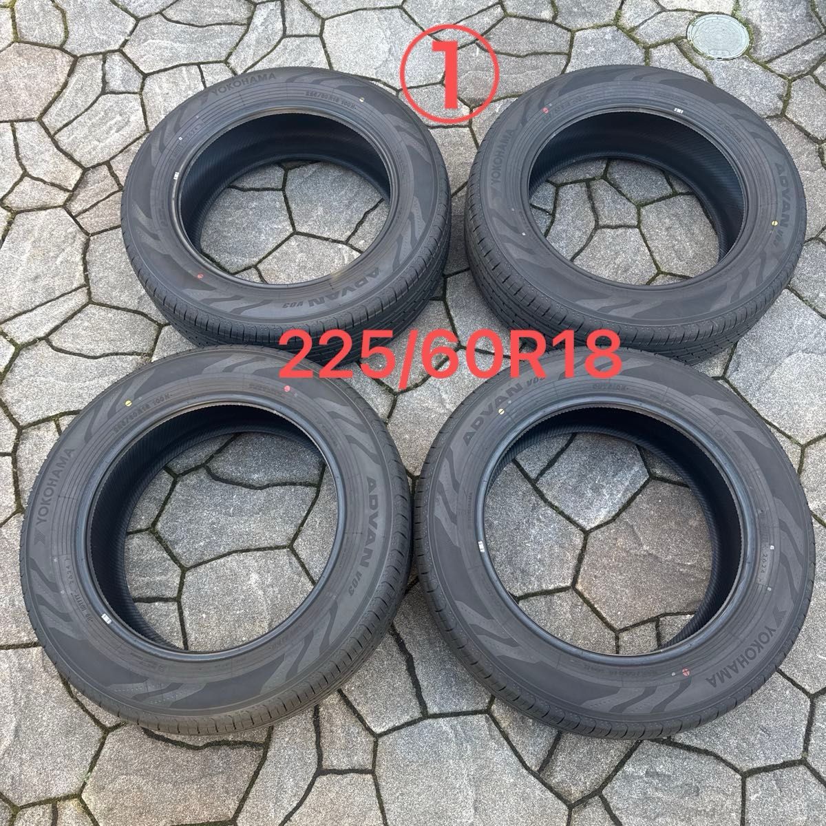 ①新車外し アルファード 40系 ヨコハマ タイヤ 225/60R18 18 ①新車外し アルファード 40系 ヨコハマ タイヤ 225/60R18 18