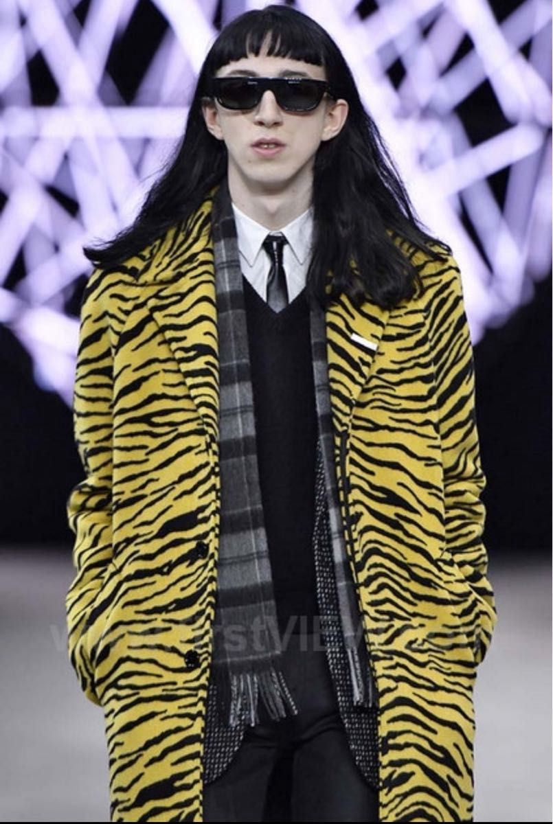 19AW Celine タイガー柄 マックコート 44 ロングコート 19AW Celine タイガー柄 マックコート 44 ロングコート