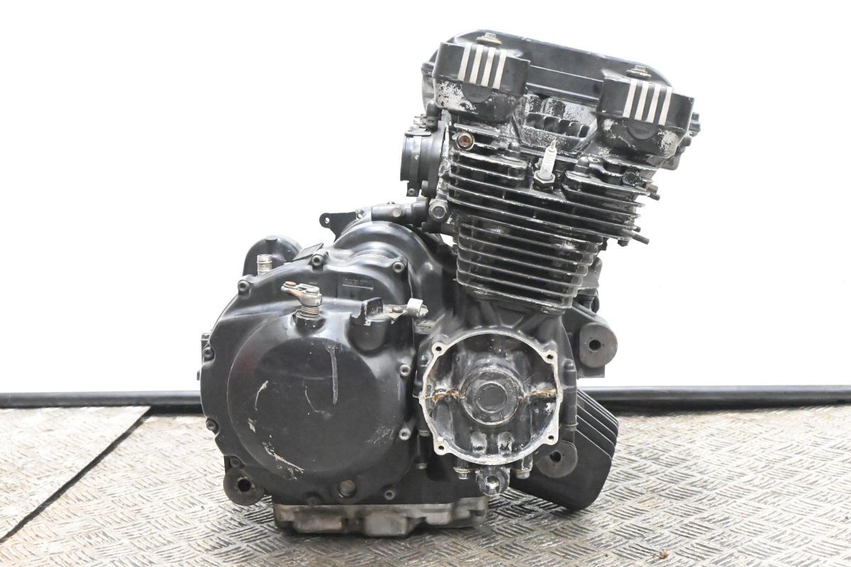 当時物 純正 KH400 エンジンASSY 0007 KH250 S3 S1 マッハ 当時物 純正 KH400 エンジンASSY 0007 KH250 S3 S1 マッハ