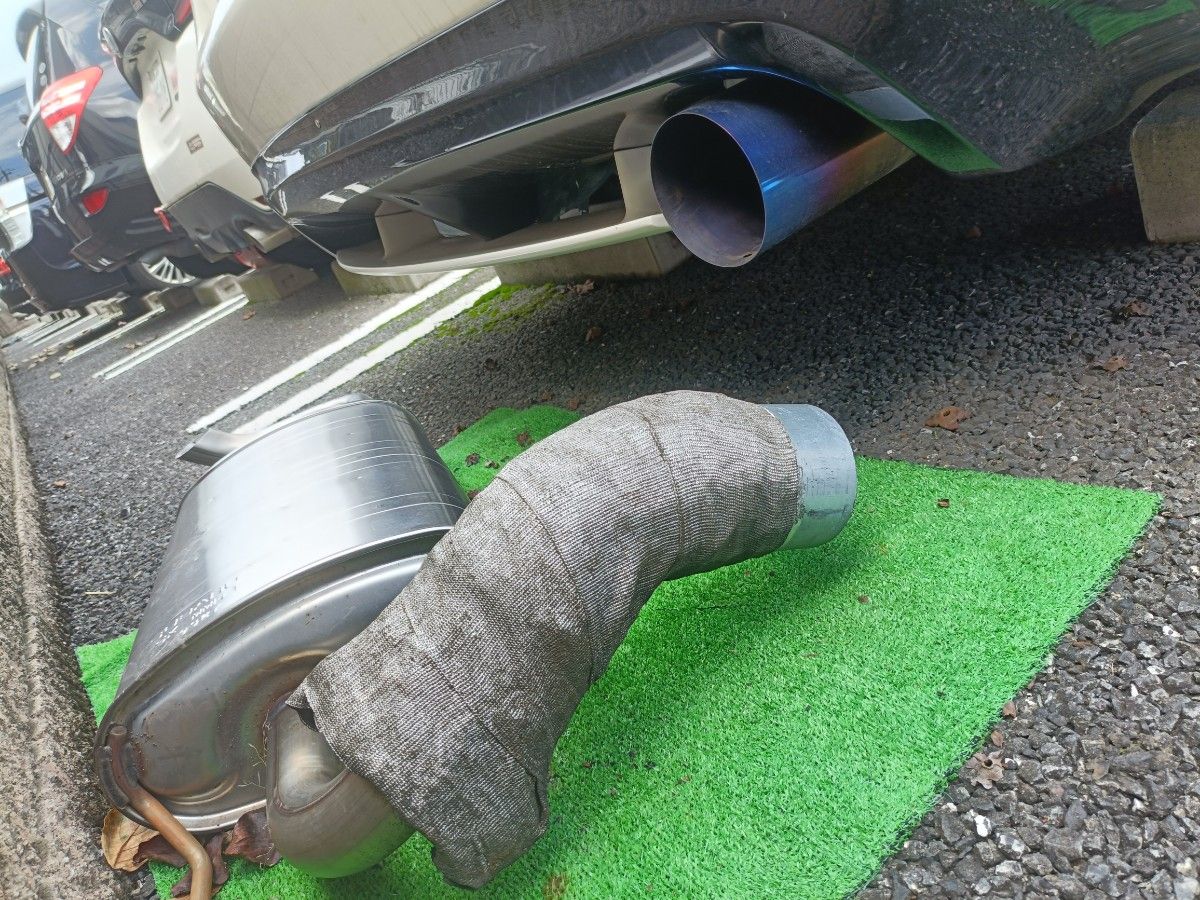 FD2 モリモリ管100Φ マフラー シビックタイプR 3Q自動車 百式 FD2 モリモリ管100Φ マフラー シビックタイプR 3Q自動車 百式