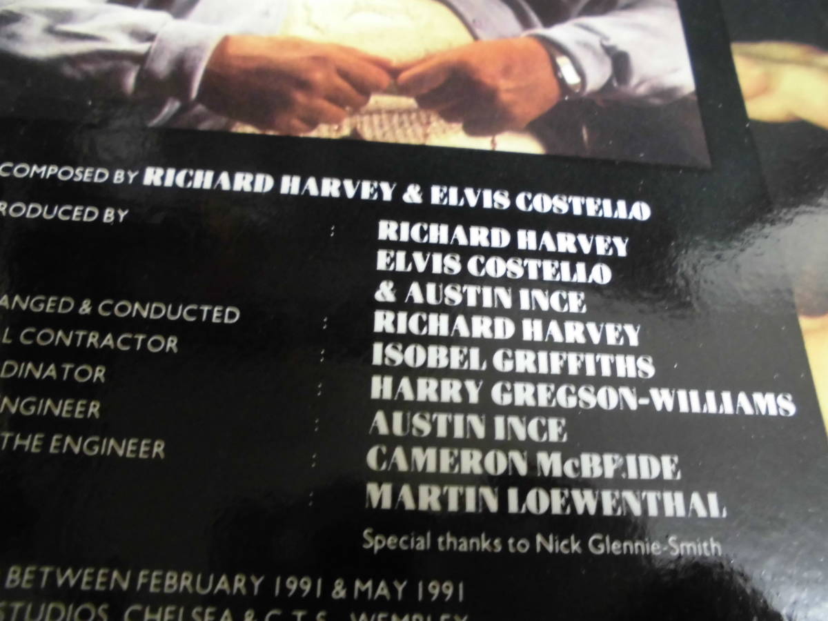 ELVIS COSTELLO & RICHARD HARVEY/ORIGINAL MUSIC FROM THE CHANNEL FOUR SERIES:G.B.H.●LP_画像5
