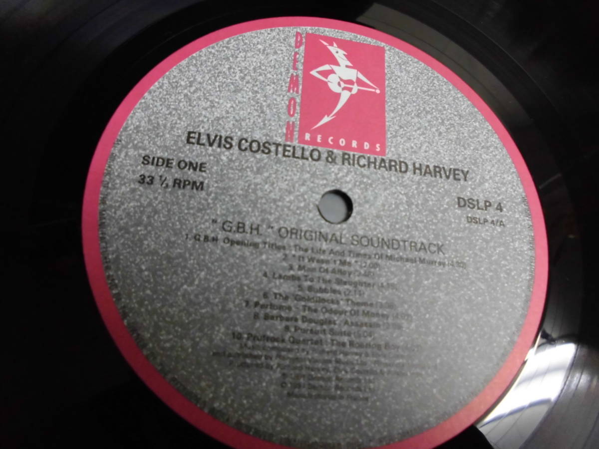 ELVIS COSTELLO & RICHARD HARVEY/ORIGINAL MUSIC FROM THE CHANNEL FOUR SERIES:G.B.H.●LP_画像7