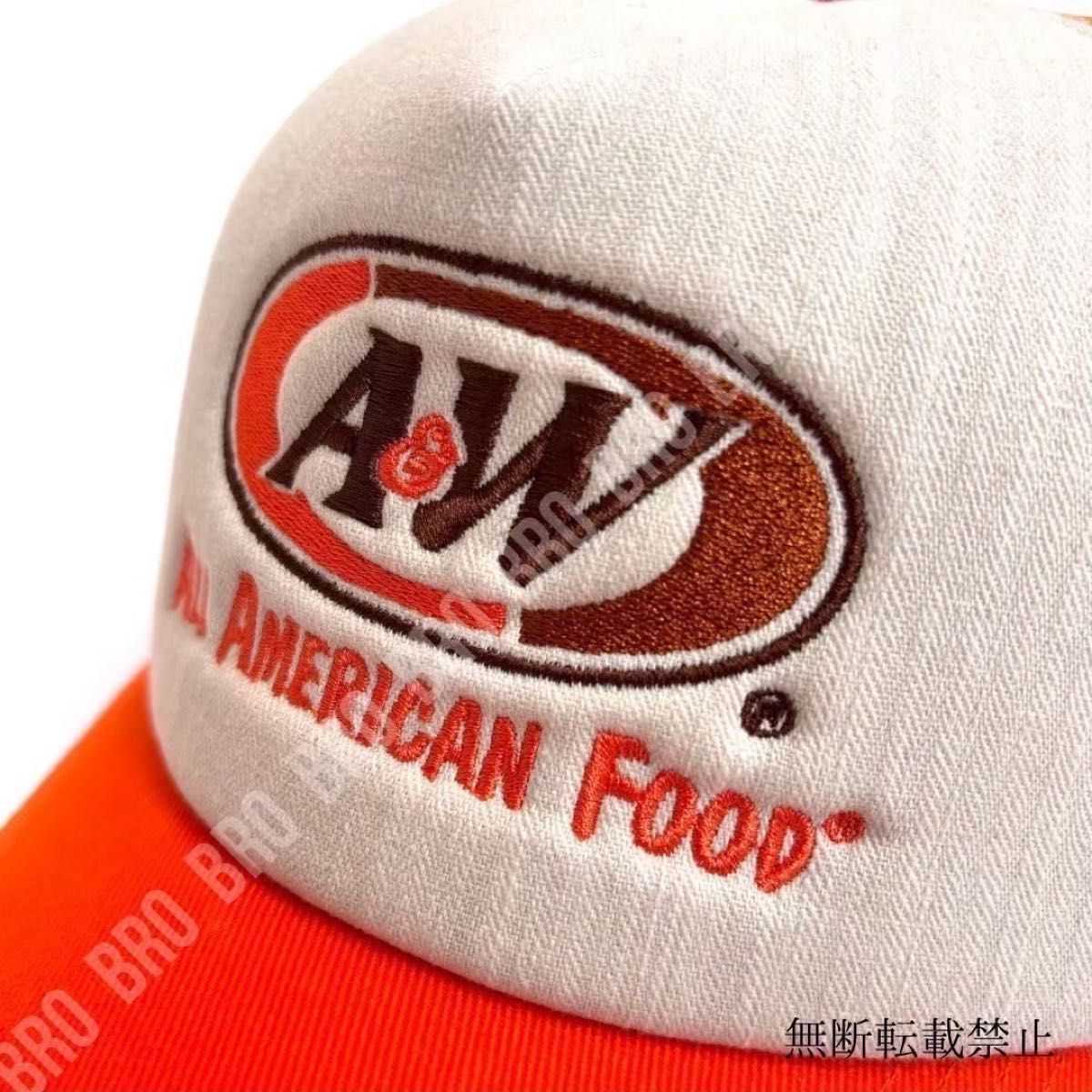 新品 A&W キャップ メッシュキャップ ブラック ブラウン 新品 A&W キャップ メッシュキャップ ブラック ブラウン