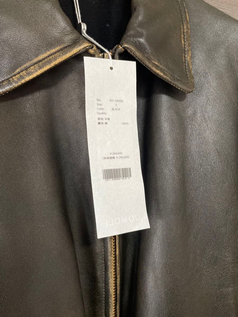 COMOLI 24SS レザージップブルゾン サイズ3|Yahoo!フリマ(旧 COMOLI 24SS レザージップブルゾン サイズ3|Yahoo!フリマ(旧