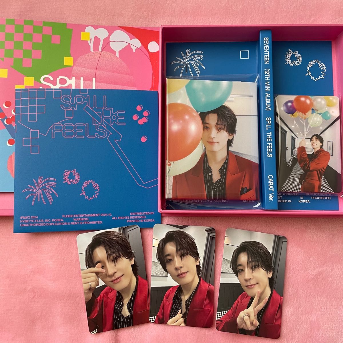 SEVENTEEN SPILL THE FEELS ウォヌ セブチ カラット盤 CD トレカ SEVENTEEN SPILL THE FEELS ウォヌ セブチ カラット盤 CD トレカ
