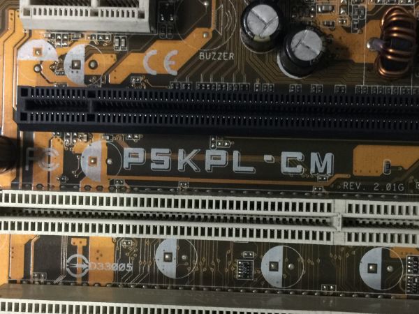 1.パソコン部品　マザーボード PSKPL-CM+ CPU E5200 DUAL CORE 2.5GHZ FA286H_画像3