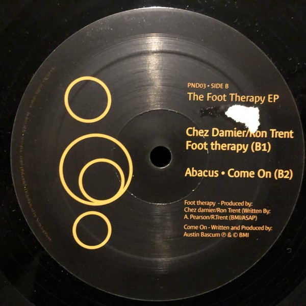 Joshua , Chez Damier , Ron Trent , Abacus / The Foot Therapy EP_画像2