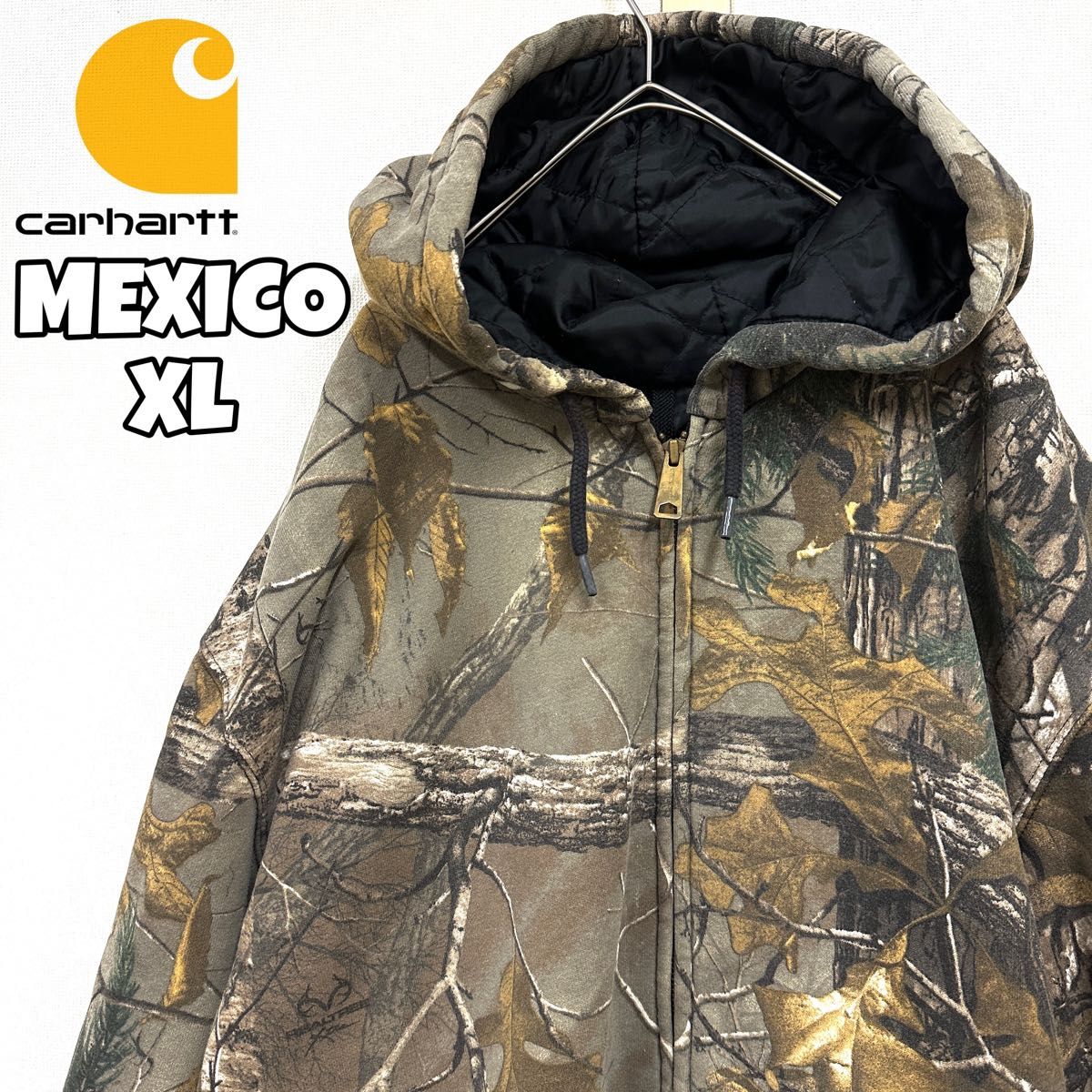 レア 希少 カーハートリアルツリー Carhartt パーカー XLサイズ レア 希少 カーハートリアルツリー Carhartt パーカー XLサイズ