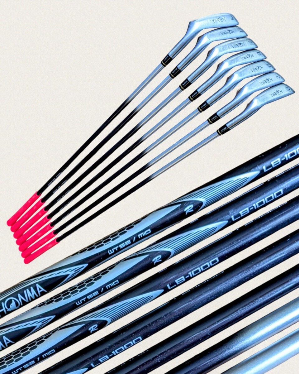  Honma Golf *HONMA LB-515 правый для железный 6 номер ~11 номер Sw 7 шт. комплект LB-1000 flex(R) рукоятка новый товар заменен 