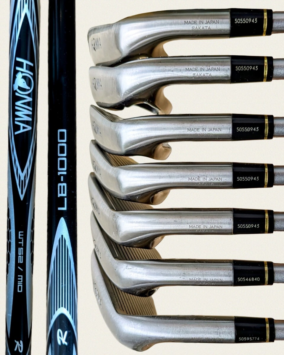  Honma Golf *HONMA LB-515 правый для железный 6 номер ~11 номер Sw 7 шт. комплект LB-1000 flex(R) рукоятка новый товар заменен 
