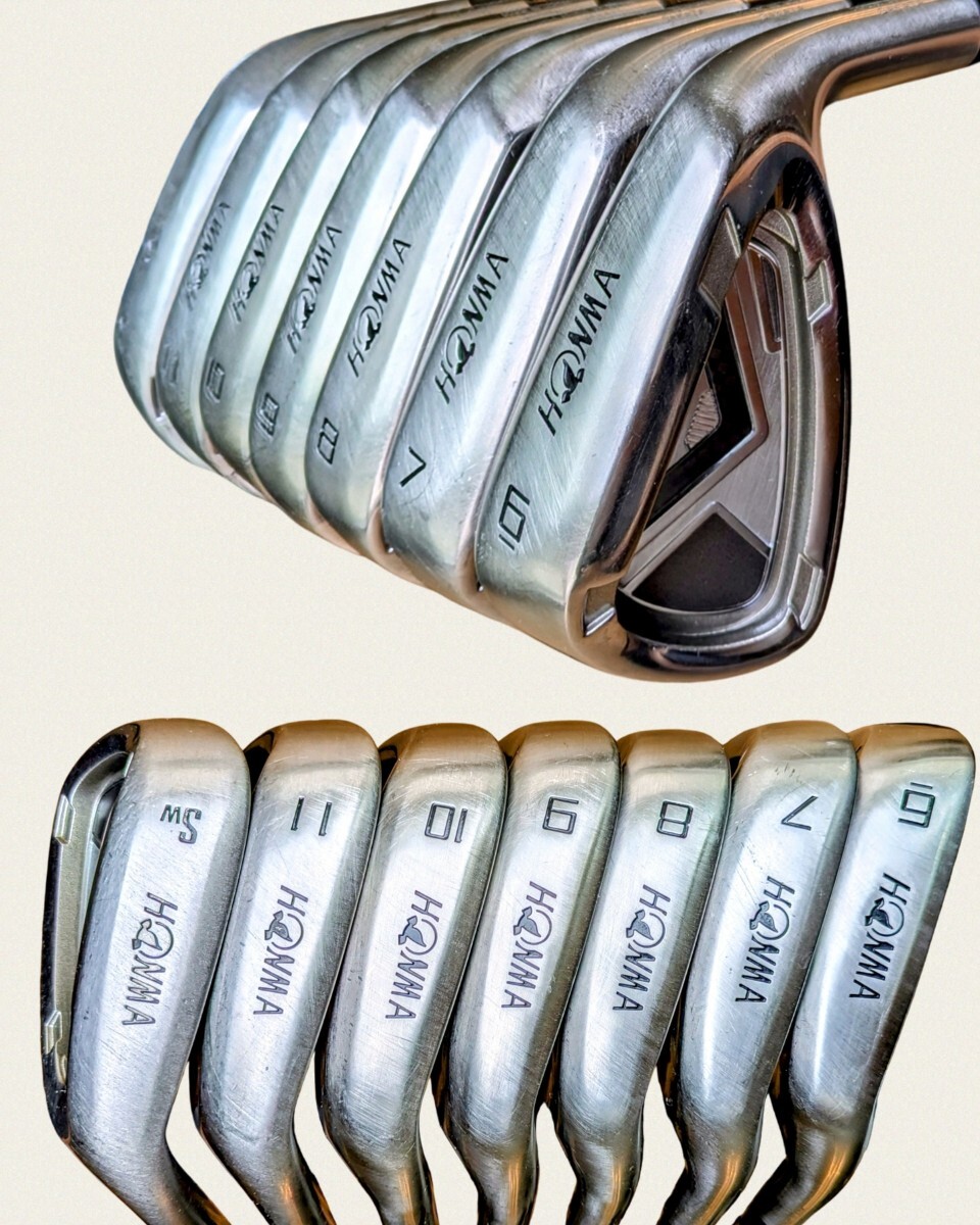  Honma Golf *HONMA LB-515 правый для железный 6 номер ~11 номер Sw 7 шт. комплект LB-1000 flex(R) рукоятка новый товар заменен 