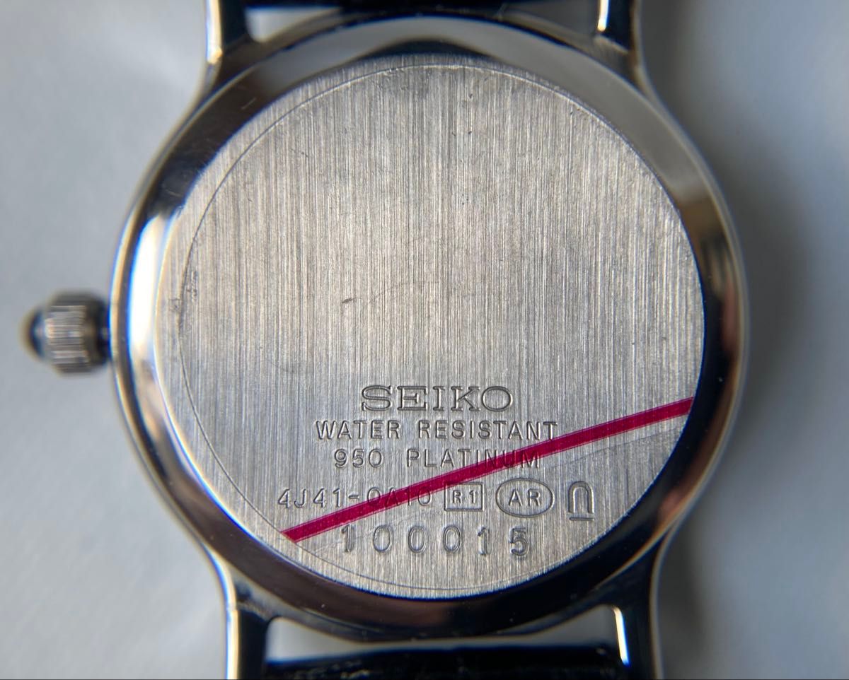 SEIKO セイコー エクセリーヌ PT950 プラチナ 文字盤 SEIKO セイコー エクセリーヌ PT950 プラチナ 文字盤