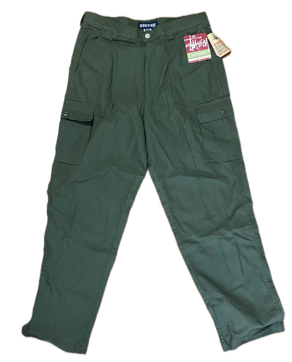 レア デッドストック タグ付き 80s old stussy オールドステューシー リップストップ BDU カーゴパンツ USA製 レア デッドストック タグ付き 80s old stussy オールドステューシー リップストップ BDU カーゴパンツ USA製