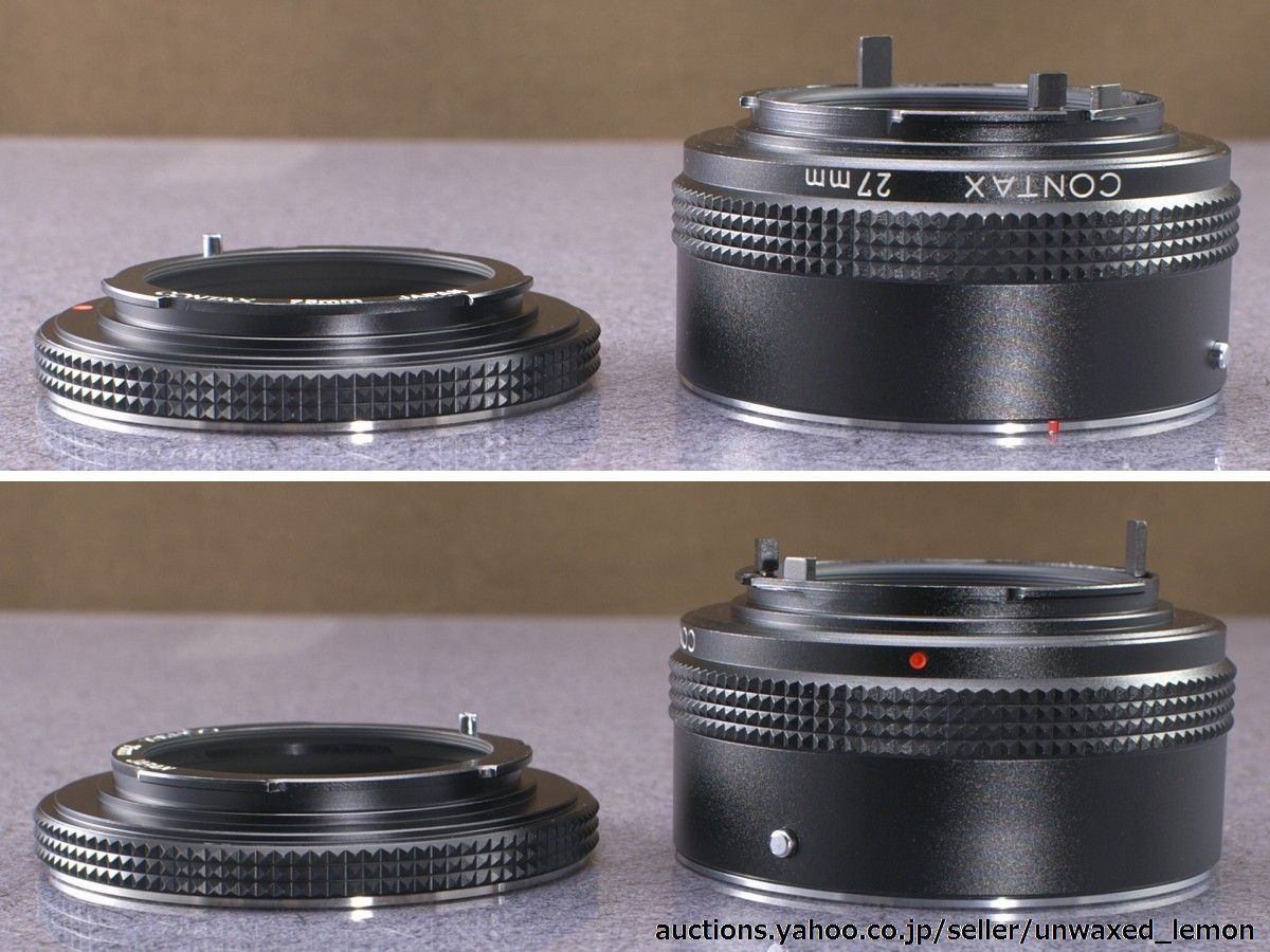 京セラ コンタックス 中間リング 7 5mm・27mm 現状渡し 接写 京セラ コンタックス 中間リング 7 5mm・27mm 現状渡し 接写