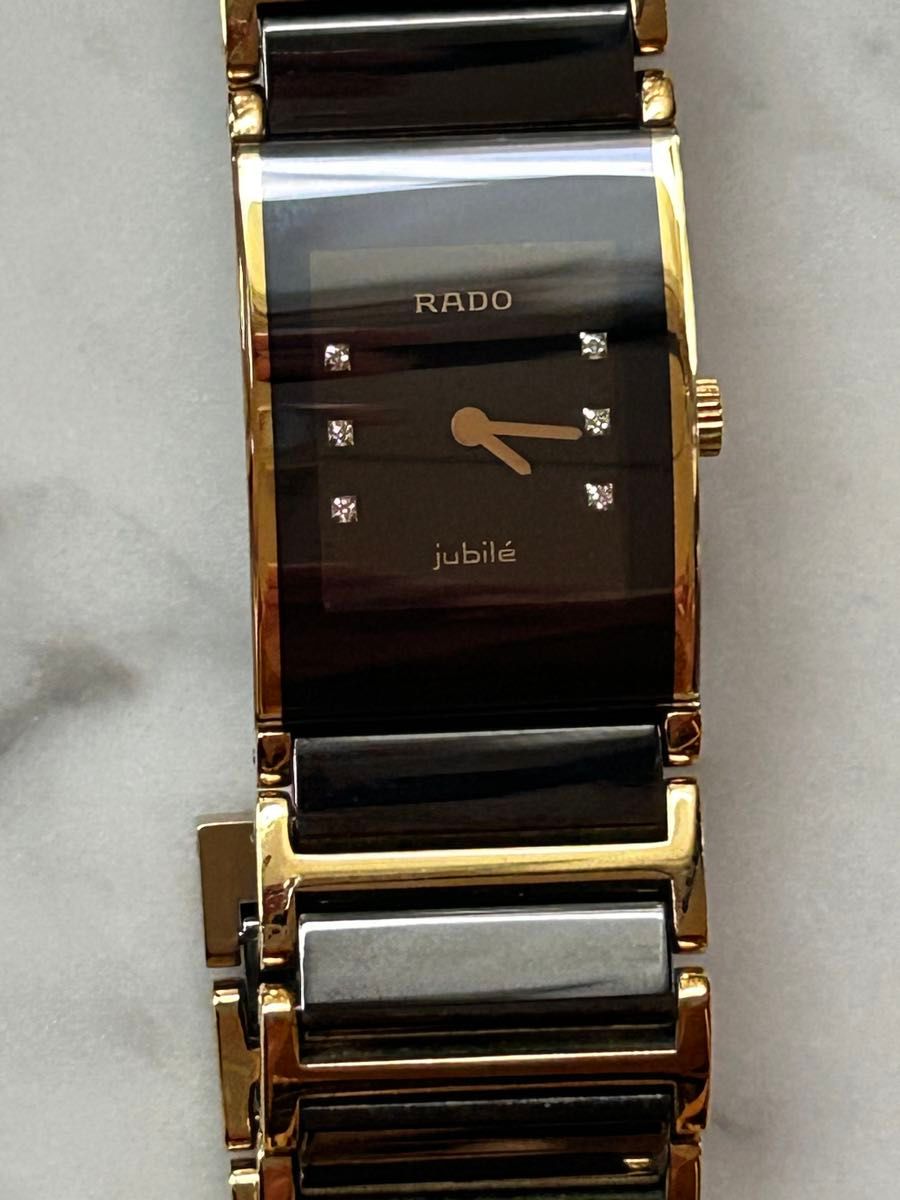 Rado Integral Jubileブラックダイヤモンドダイヤル2トーン Rado Integral Jubileブラックダイヤモンドダイヤル2トーン