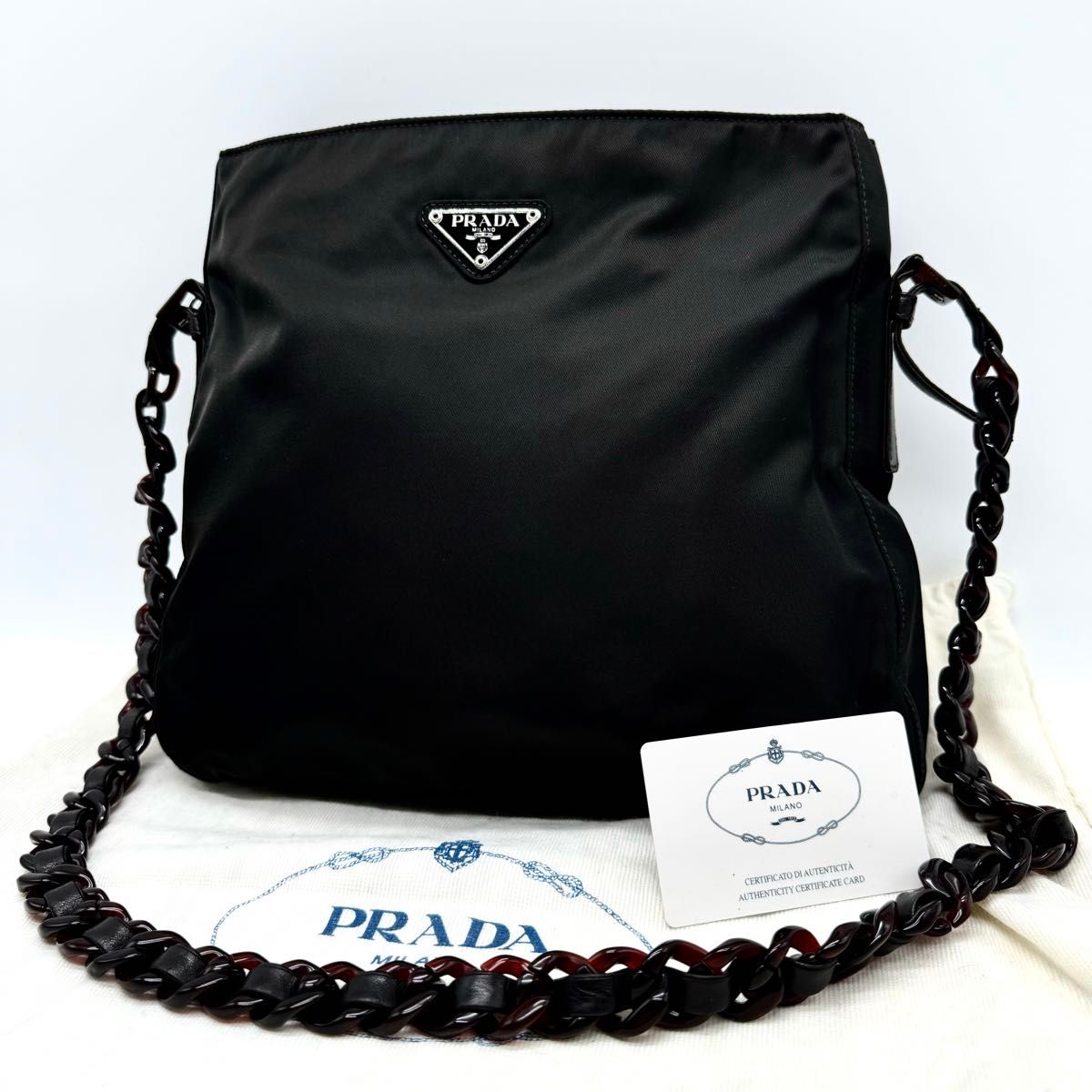 PRADA プラダ プラスチック ショルダーバッグ PRADA プラダ プラスチック ショルダーバッグ