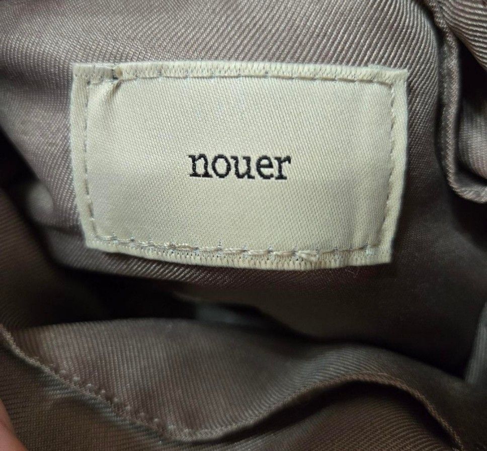 ヌエール nouer 2wayナイロンショルダーバッグ ブラック ヌエール nouer 2wayナイロンショルダーバッグ ブラック