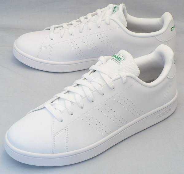 【新品】26cm アドバンテージベース ADVANTAGE BASE ホワイト 白/緑 スニーカー 靴 シューズ adidas アディダス オリジナルス 2 gw2063