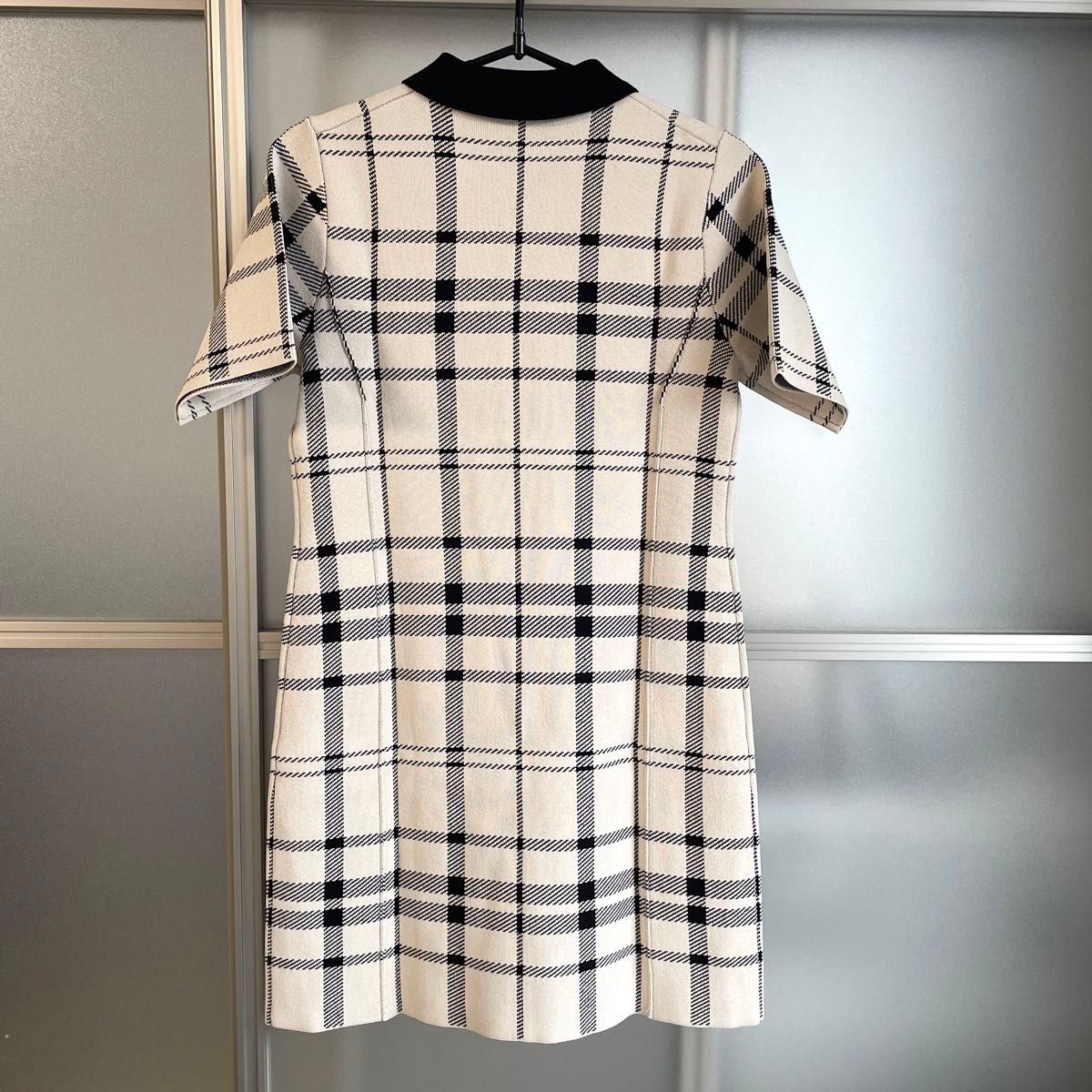 新品 her lip to Trois Logo Knit Mini Dress チェック ニット 新品 her lip to Trois Logo Knit Mini Dress チェック ニット