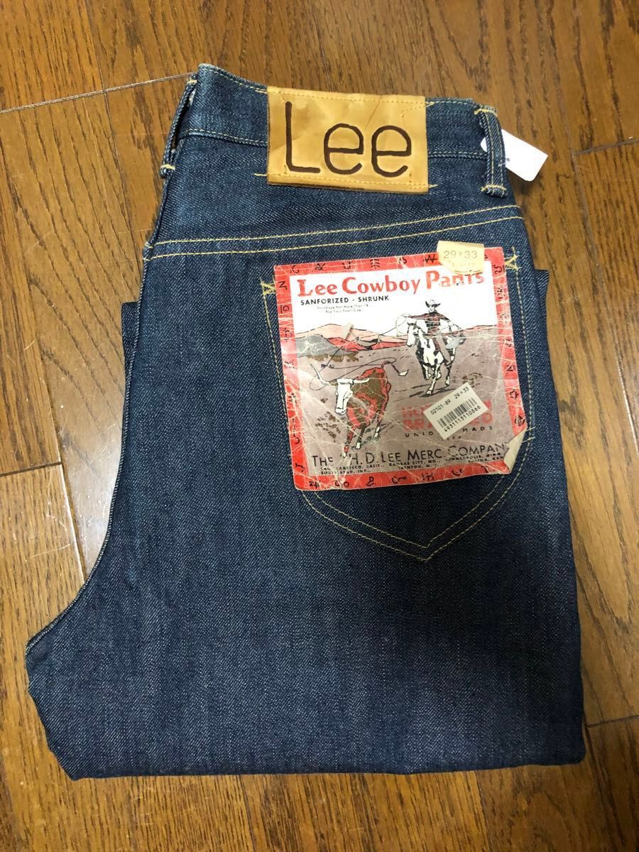 新品 Lee 40年代 大戦復刻モデル 101B センター赤タグ リジット 新品 Lee 40年代 大戦復刻モデル 101B センター赤タグ リジット