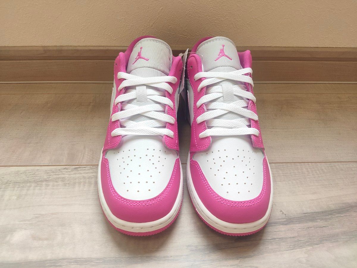 24 5cm 新品 NIKE AIR JORDAN 1 LOW GS FIRE PINK ナイキ エア 24 5cm 新品 NIKE AIR JORDAN 1 LOW GS FIRE PINK ナイキ エア