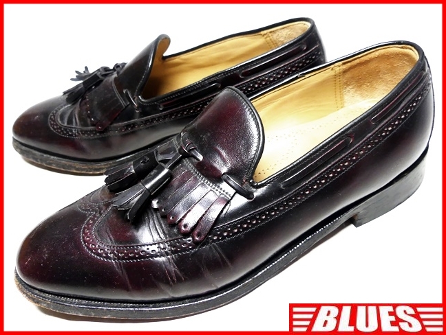  быстрое решение *JOHNSTON&MURPHY*27.5cm кожа кисточка Loafer John камень and ma-fi- мужской подпалина чай натуральная кожа бизнес натуральная кожа обувь кожа обувь 