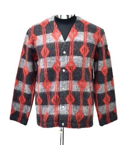 国産品 (ファー ENTHUSIAST EASTERN FAR イースタン F.E.E S 総柄 RED×PT モヘアカーディガン CARDIGAN MOHAIR DUMBSAINT エンスージアスト) カーディガン 国産品 (ファー ENTHUSIAST EASTERN FAR イースタン F.E.E S 総柄 RED×PT モヘアカーディガン CARDIGAN MOHAIR DUMBSAINT エンスージアスト) カーディガン