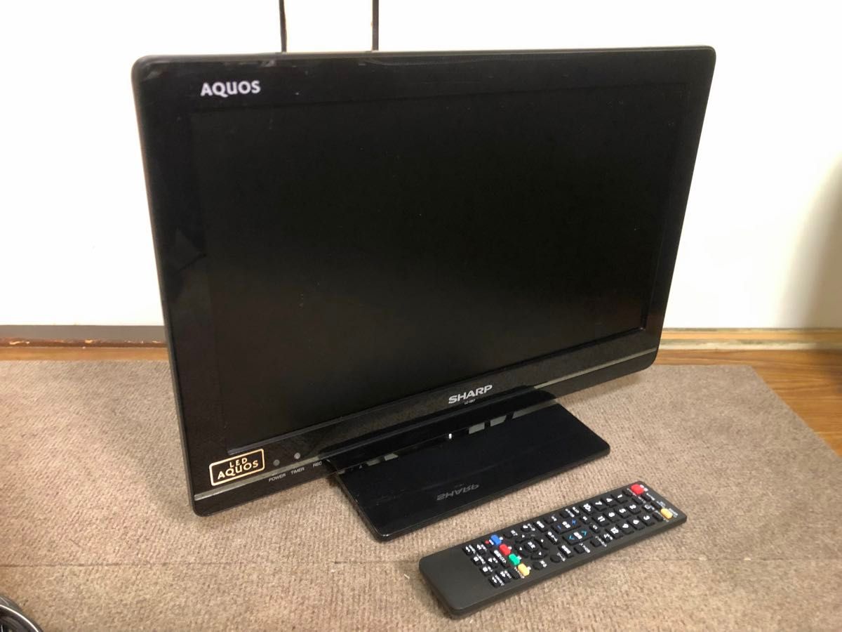 SHARP 液晶テレビ AQUOS 19インチ LC-19K7 リモコン付き SHARP 液晶テレビ AQUOS 19インチ LC-19K7 リモコン付き