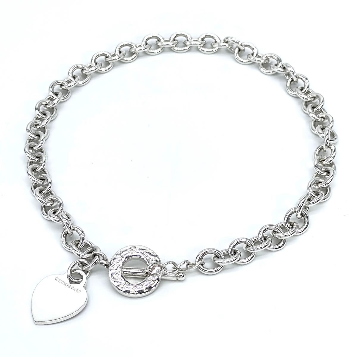 TIFFANY&Co ティファニー ハートタグ トグル チョーカー TIFFANY&Co ティファニー ハートタグ トグル チョーカー