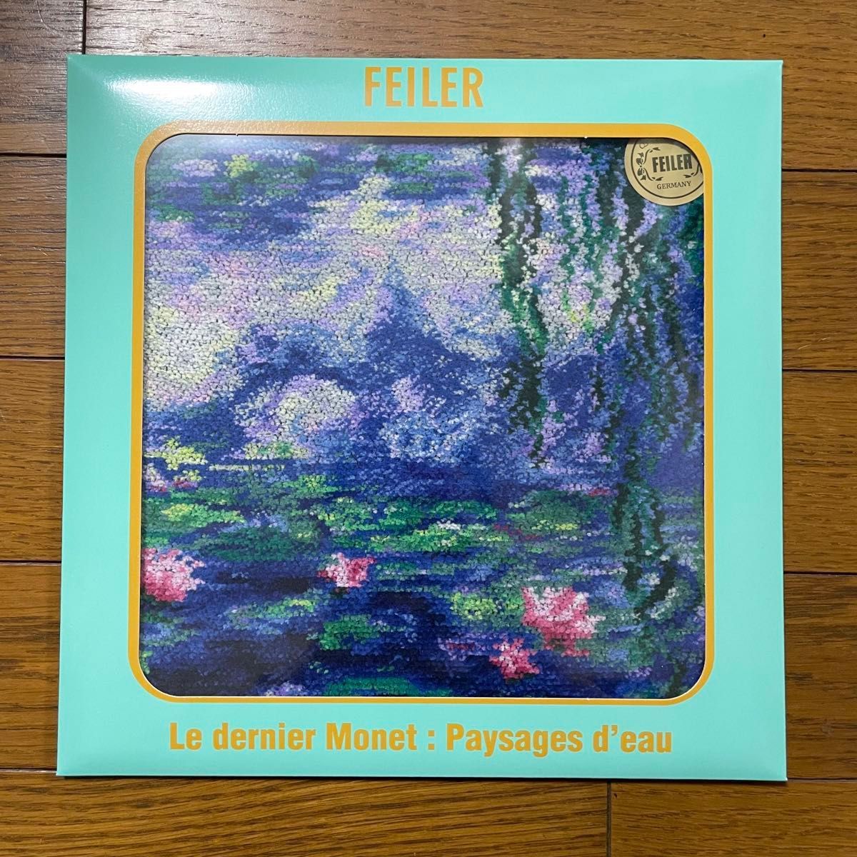 フェイラー モネ 睡蓮のとき コラボ 限定 グリーン FEILER フェイラー モネ 睡蓮のとき コラボ 限定 グリーン FEILER